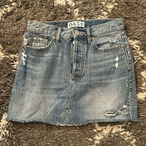 Daze Vintage Denim Skirt